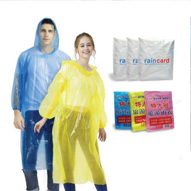 Pocket Rain Card Raincoat