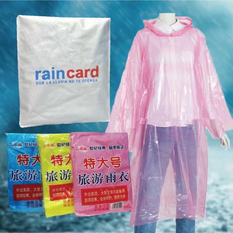 Pocket Rain Card Raincoat - Image 2