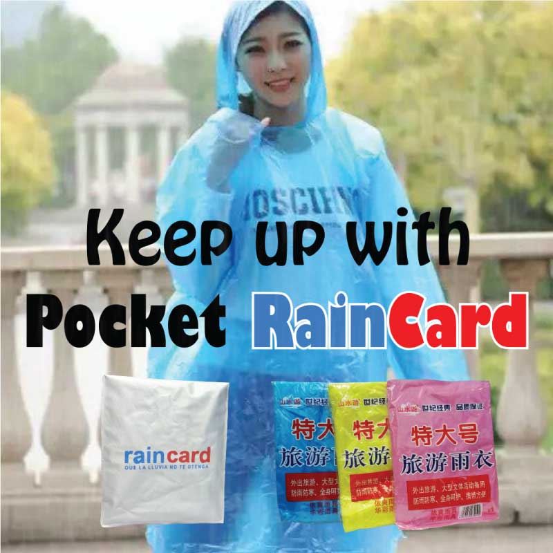 Pocket Rain Card Raincoat - Image 3